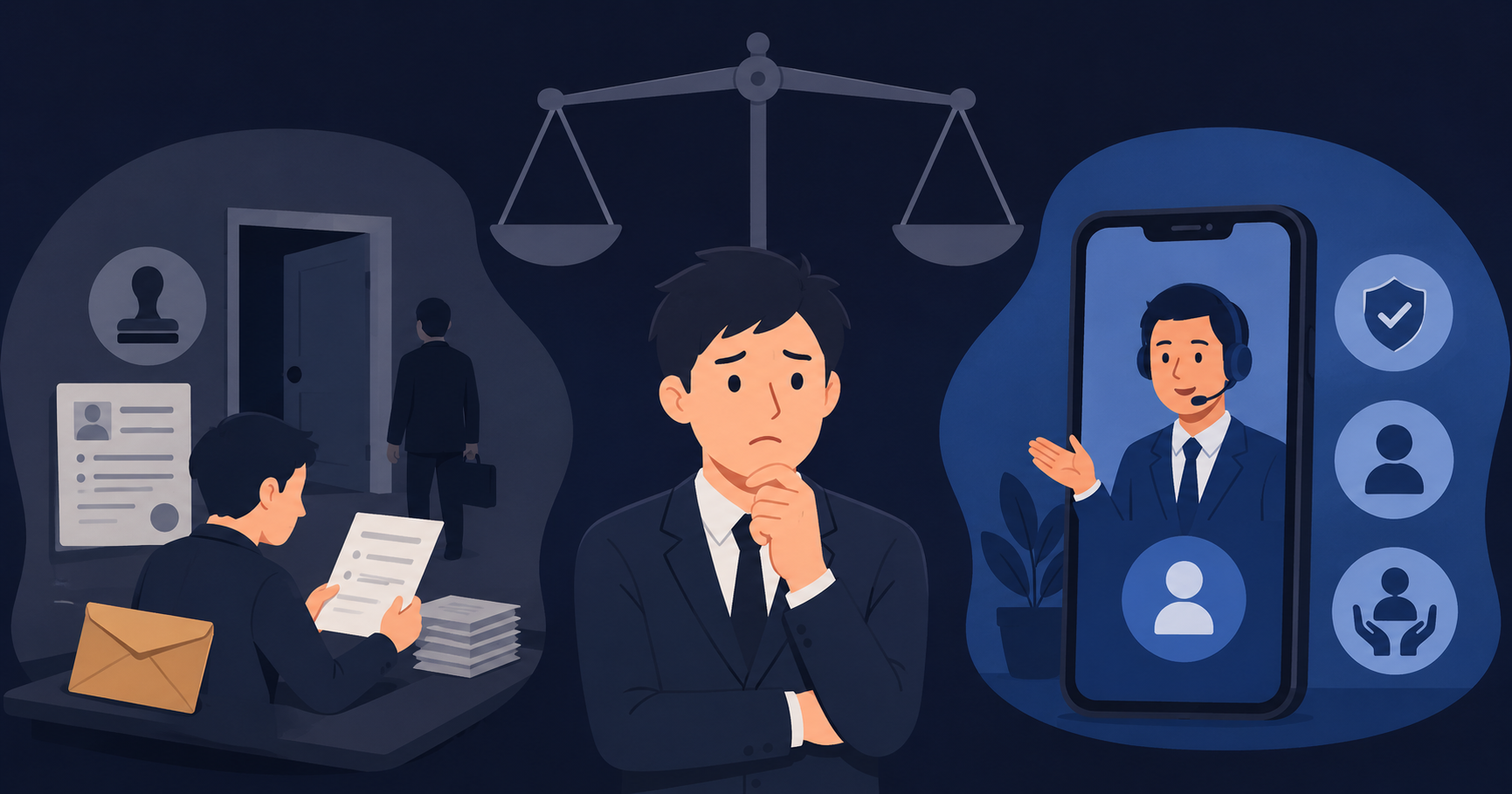 退職代行を使うか迷う…判断基準と失敗しない選び方 向いてる人・注意点