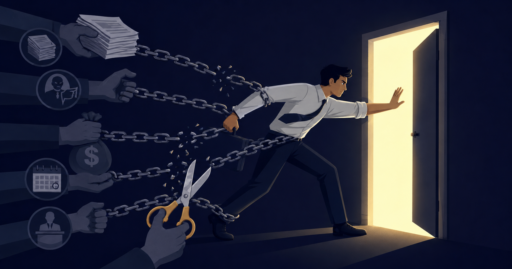 ブラック企業が辞めさせてくれない 違法な引き止め5パターンと確実に辞める手順